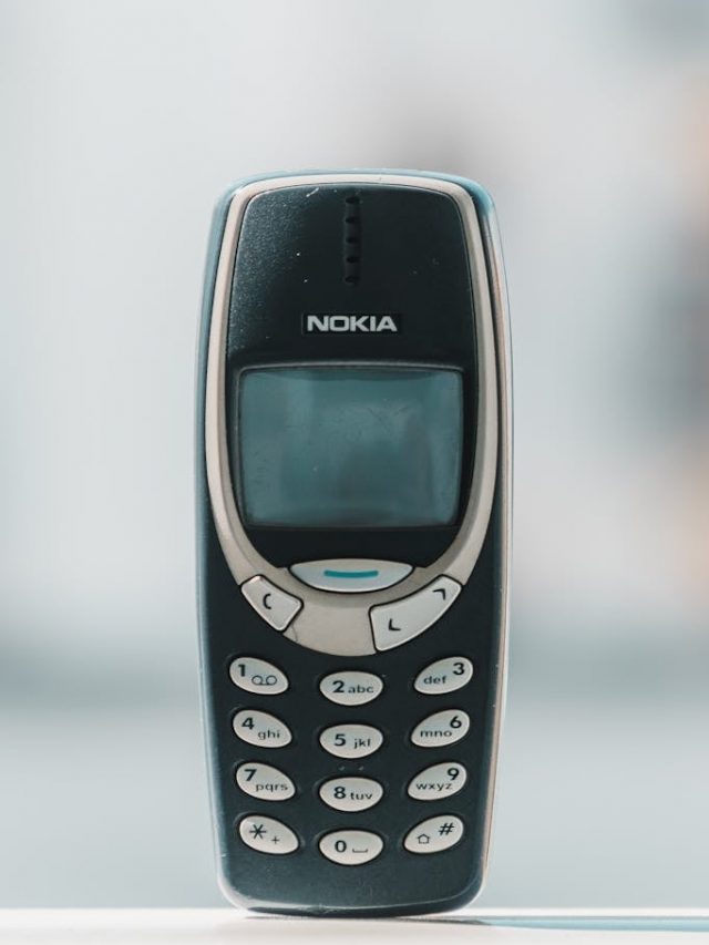 A Nokia 3310 Cellular Phone